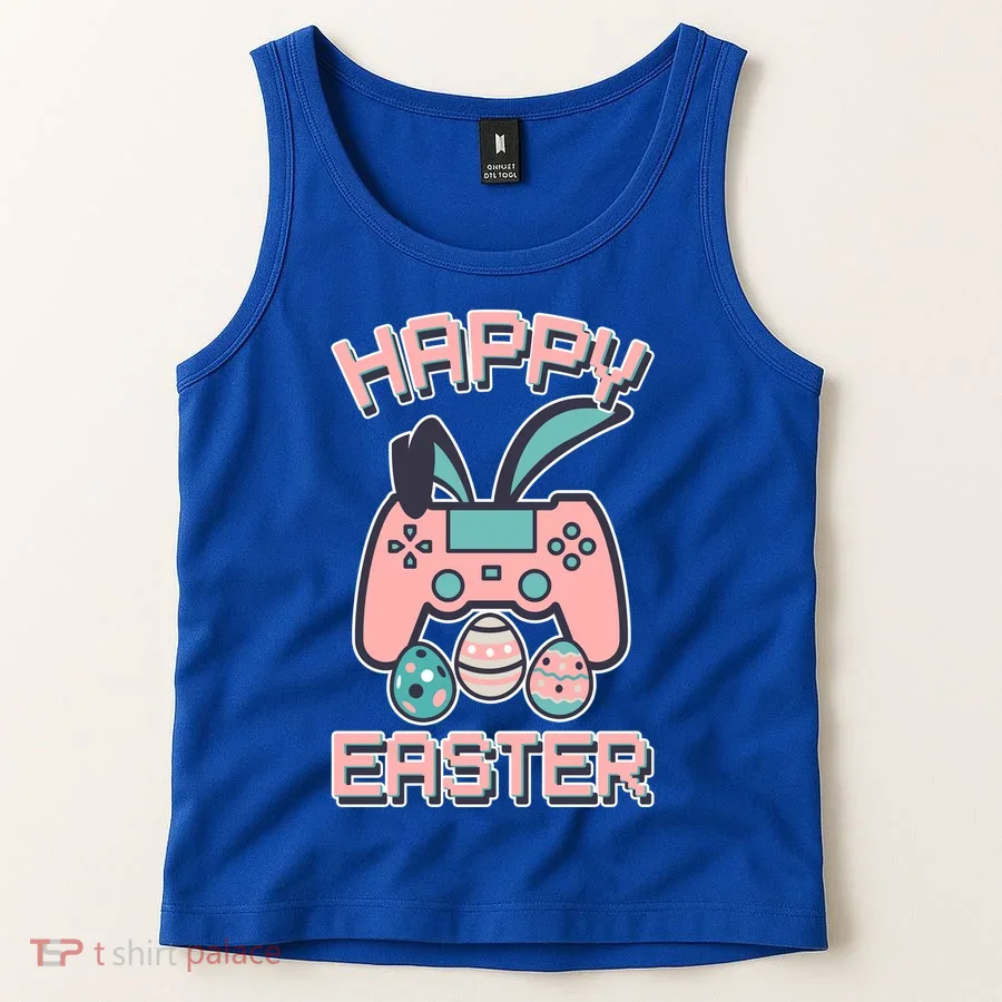 Happy Easter Bunny Game Controller Tank Top