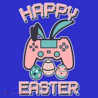 Happy Easter Bunny Game Controller Toddler T-Shirt thumb 4
