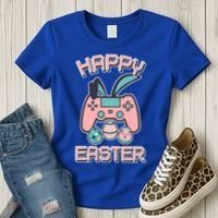 Happy Easter Bunny Game Controller Women's T-Shirt thumb 3
