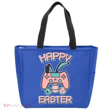 Happy Easter Bunny Game Controller Tote Bag