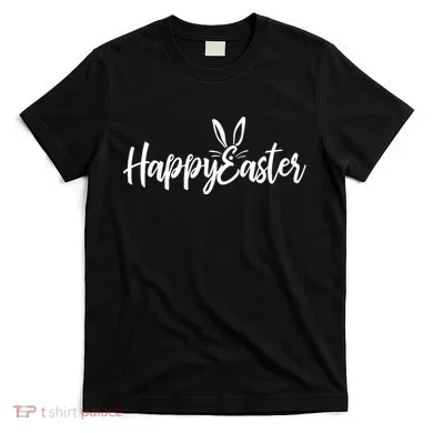 Happy Easter Cursive Signature T-Shirt