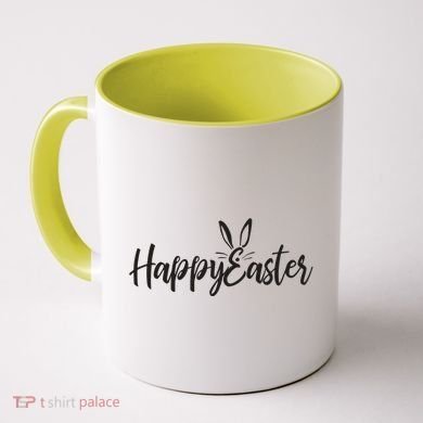 Happy Easter Cursive Signature Coffee Mug
