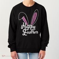 Happy Easter Cute Bunny Ears Women's Sweatshirt thumb 0