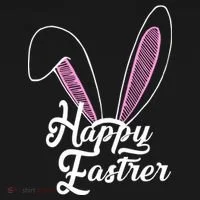 Happy Easter Cute Bunny Ears Doggie Tank thumb 4
