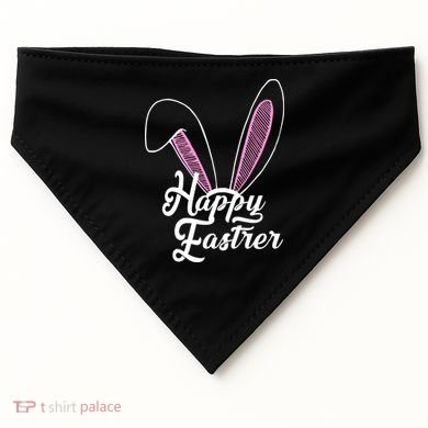Happy Easter Cute Bunny Ears USA-Made Doggie Bandana
