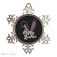 Happy Easter Cute Bunny Ears Ornament thumb 0