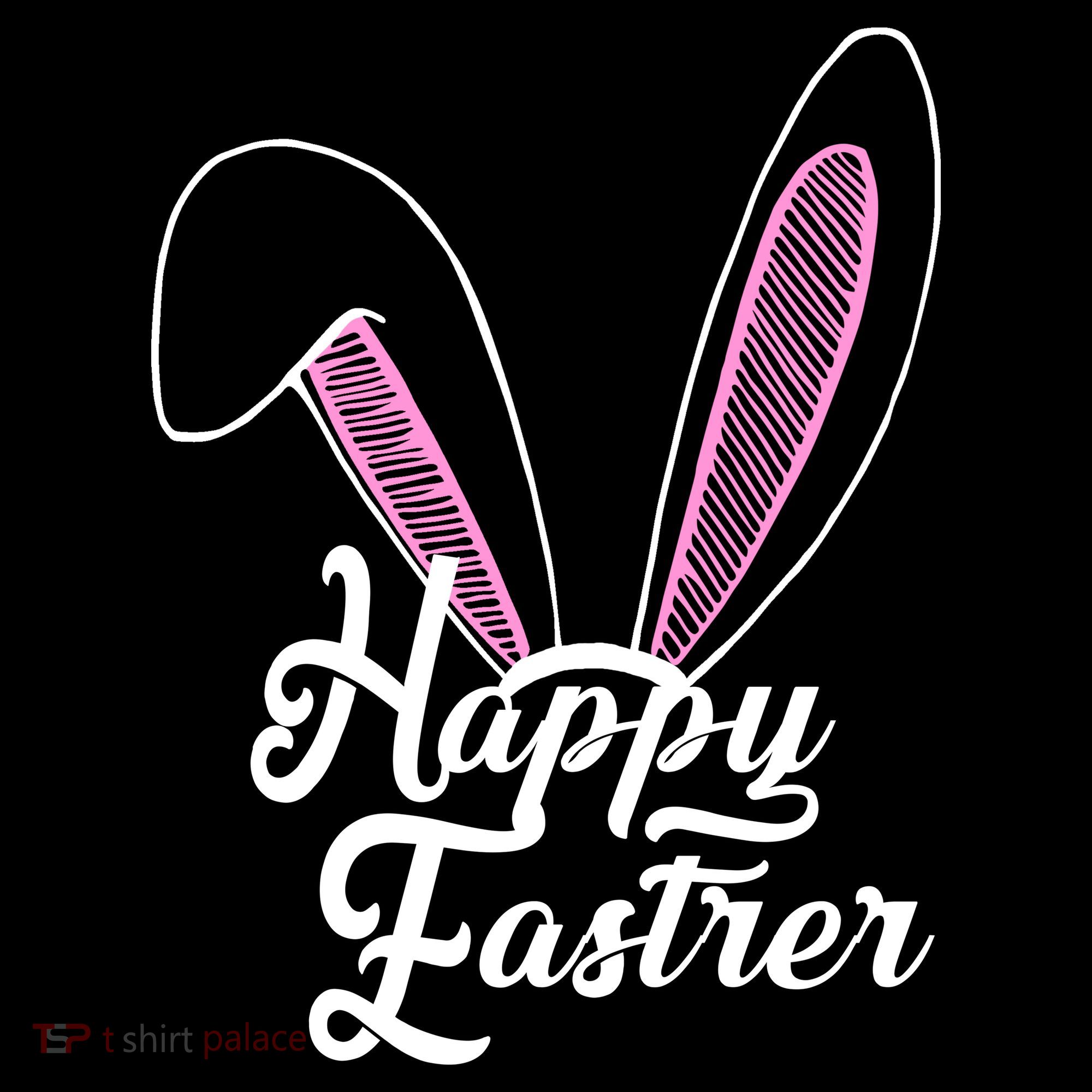 Happy Easter Cute Bunny Ears Ornament