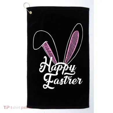 Happy Easter Cute Bunny Ears Golf Towel