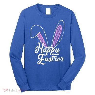 Happy Easter Cute Bunny Ears Long Sleeve Shirt
