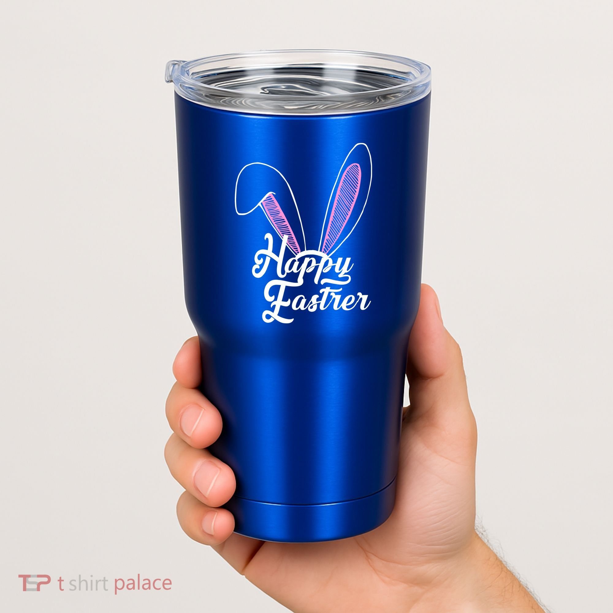 Happy Easter Cute Bunny Ears Tumbler