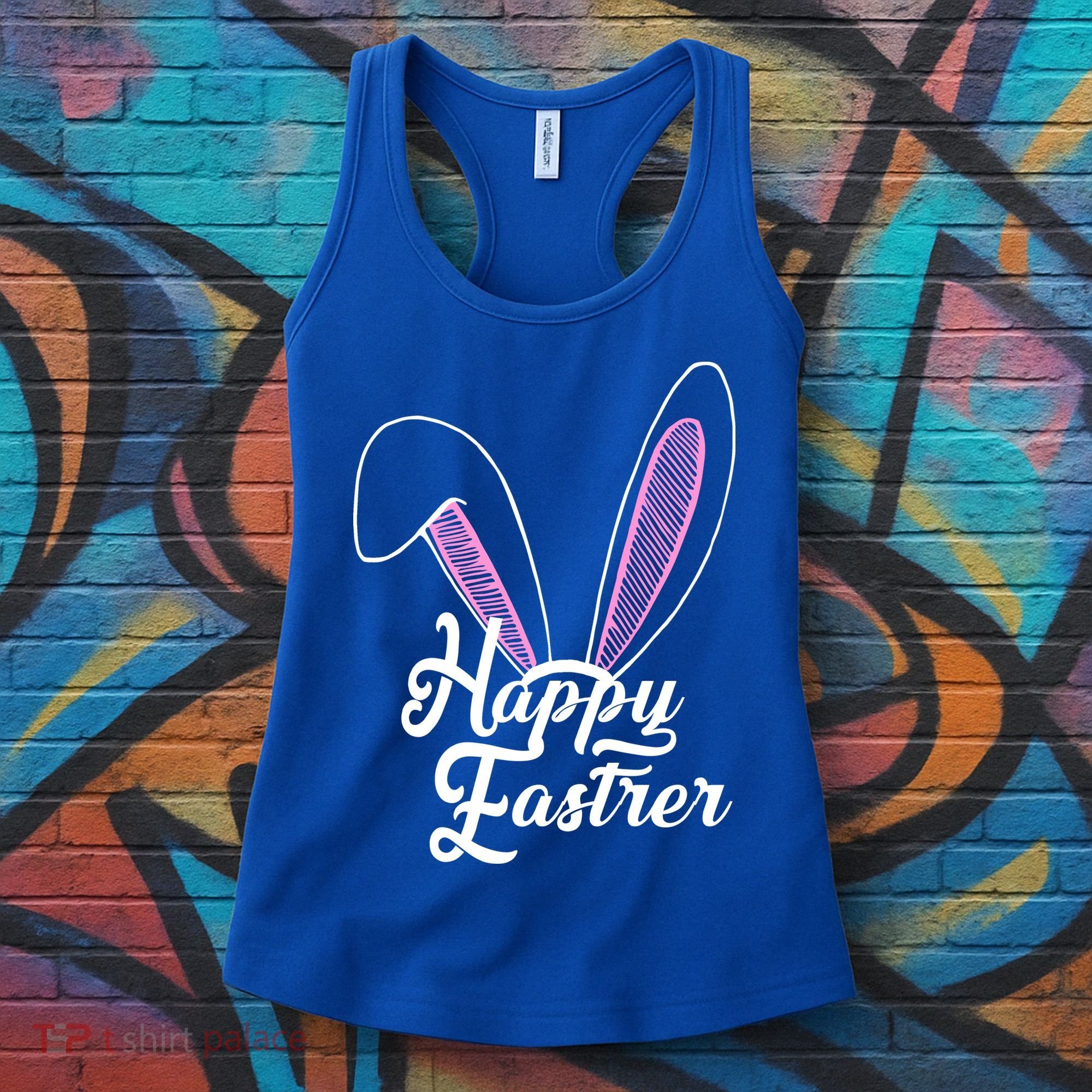Happy Easter Cute Bunny Ears Women's Tank Top