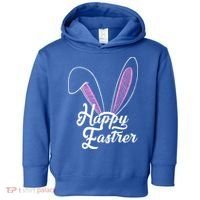 Happy Easter Cute Bunny Ears Toddler Hoodie thumb 0