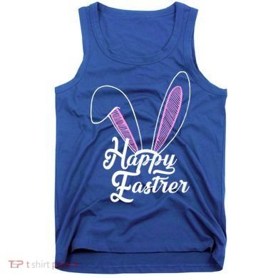 Happy Easter Cute Bunny Ears Tank Top