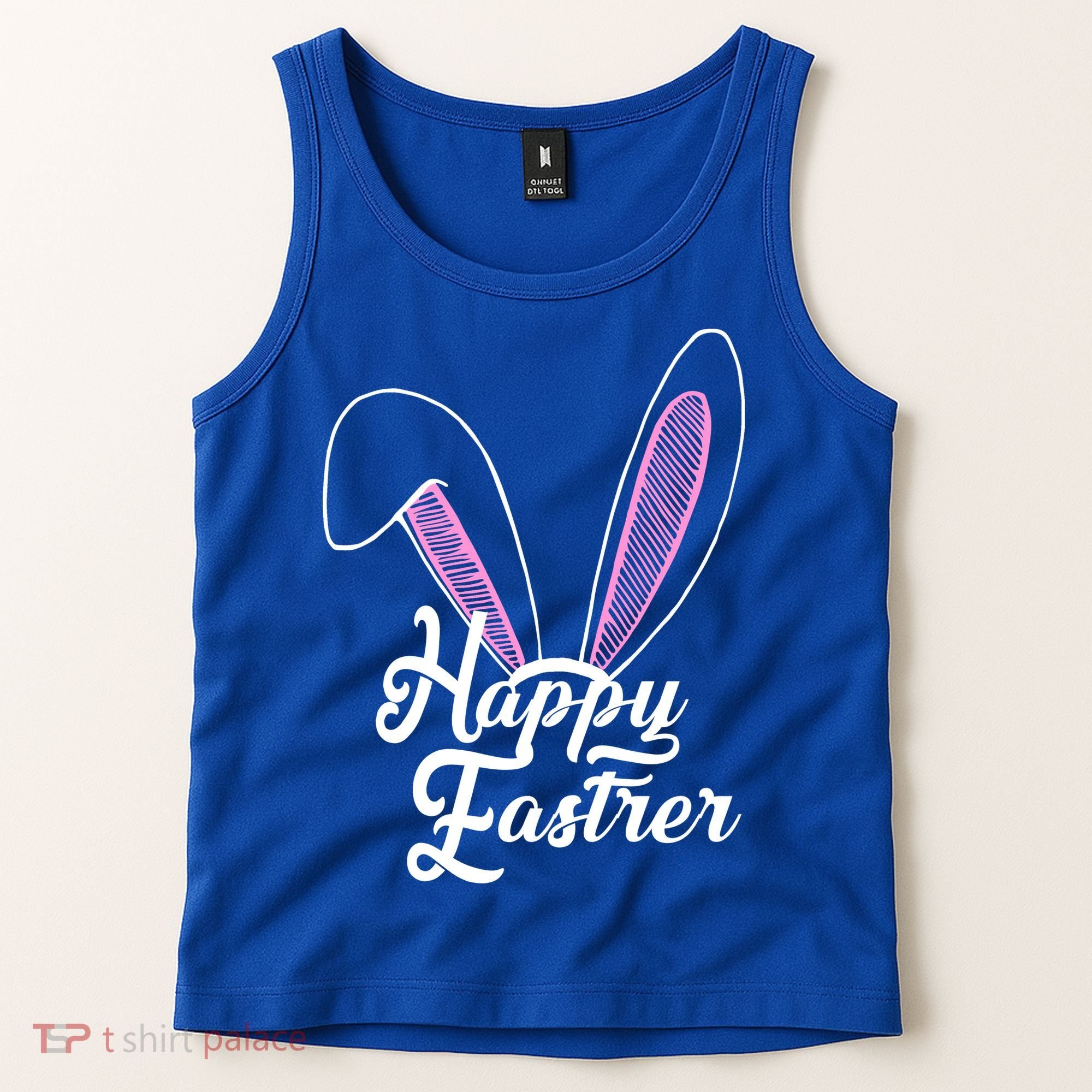 Happy Easter Cute Bunny Ears Tank Top
