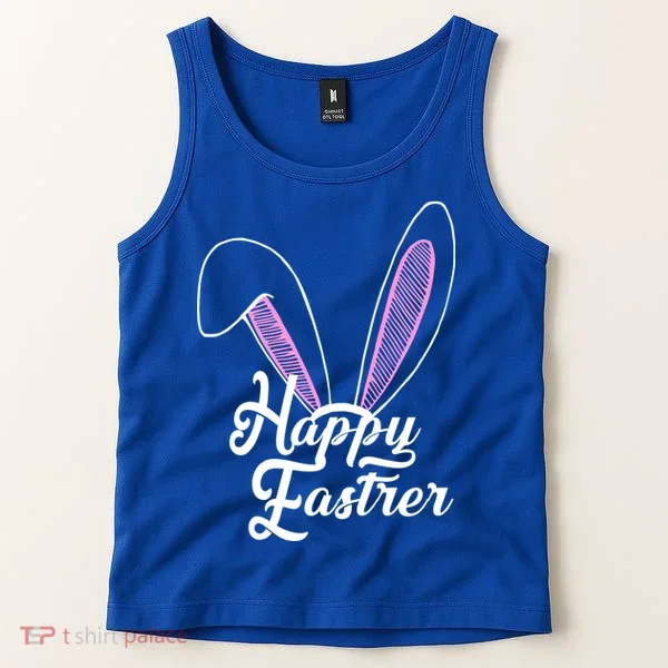 Happy Easter Cute Bunny Ears Tank Top