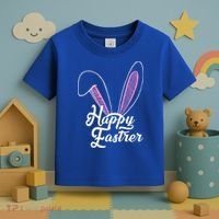 Happy Easter Cute Bunny Ears Toddler T-Shirt thumb 3