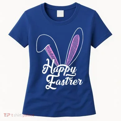 Happy Easter Cute Bunny Ears Women's T-Shirt