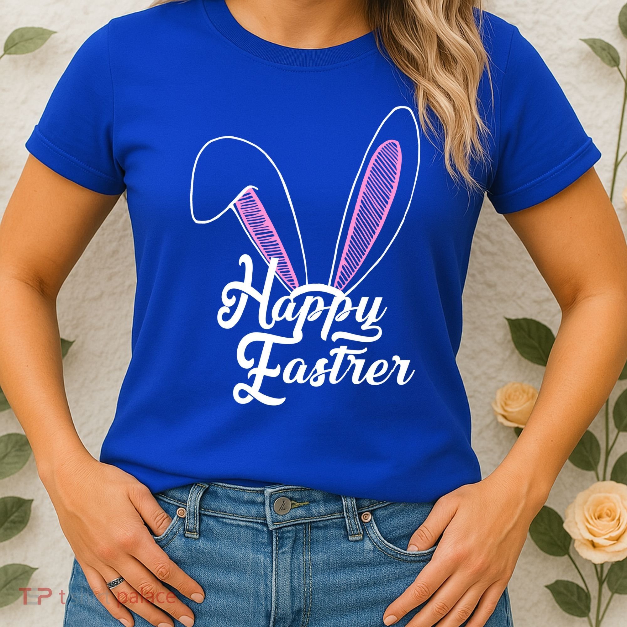Happy Easter Cute Bunny Ears Women's T-Shirt