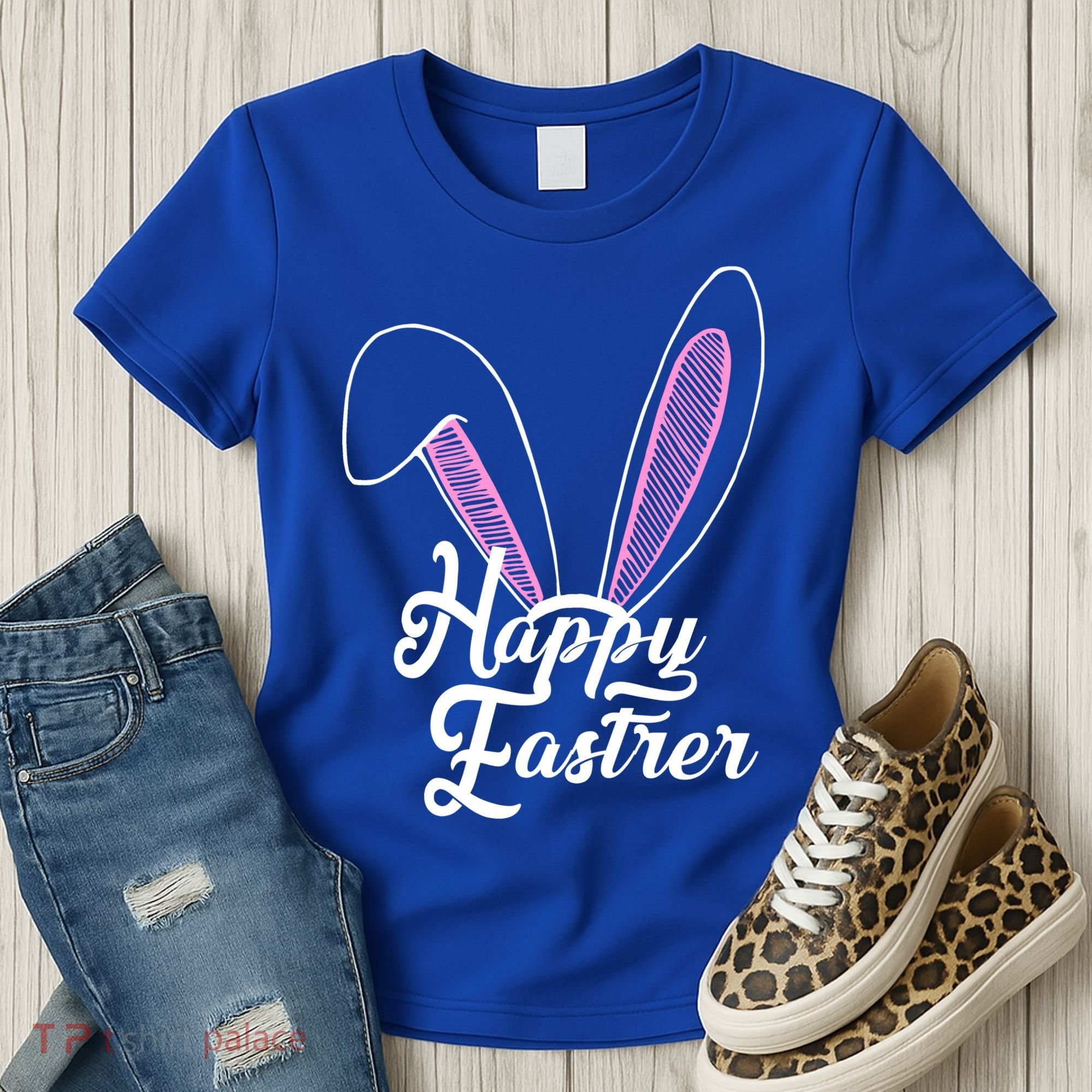 Happy Easter Cute Bunny Ears Women's T-Shirt