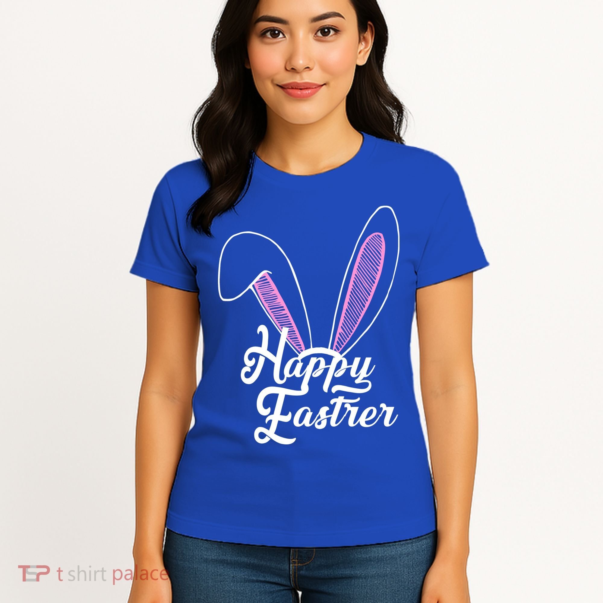 Happy Easter Cute Bunny Ears Women's T-Shirt