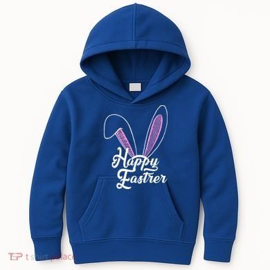 Happy Easter Cute Bunny Ears Kids Hoodie
