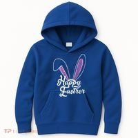 Happy Easter Cute Bunny Ears Kids Hoodie thumb 0