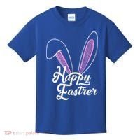 Happy Easter Cute Bunny Ears Kids T-Shirt thumb 0
