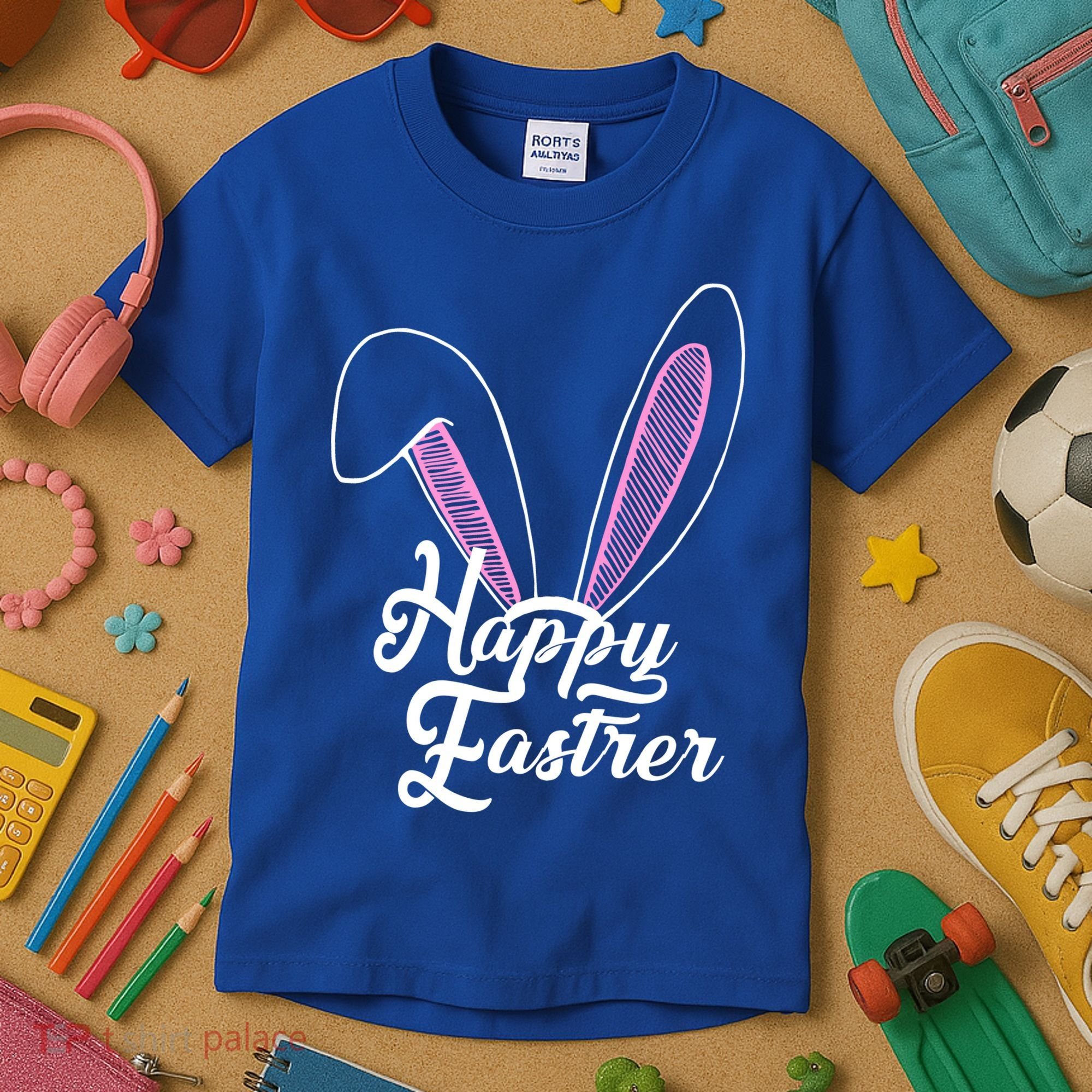 Happy Easter Cute Bunny Ears Kids T-Shirt