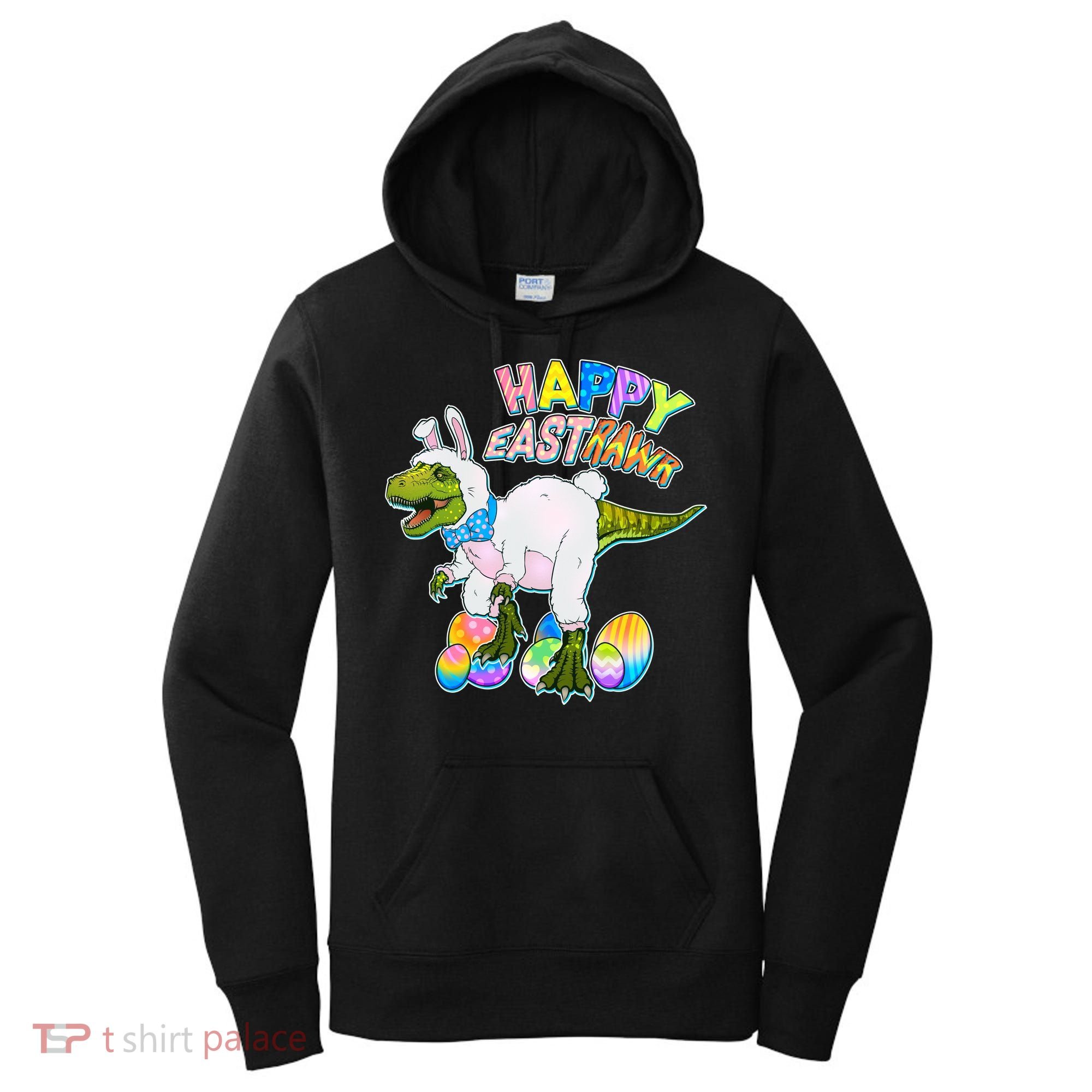 Happy Easter EastRawr T-Rex Women's Hoodie