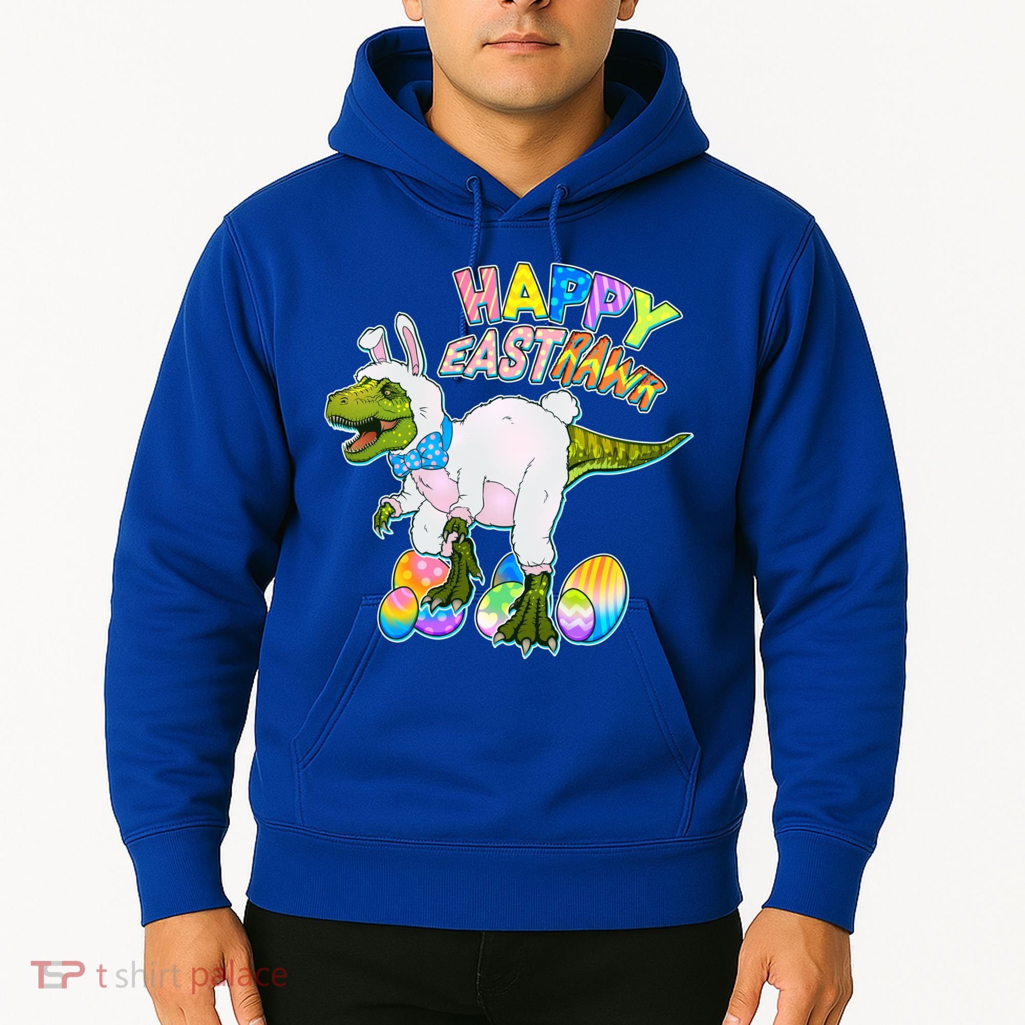 Happy Easter EastRawr T-Rex Hoodie
