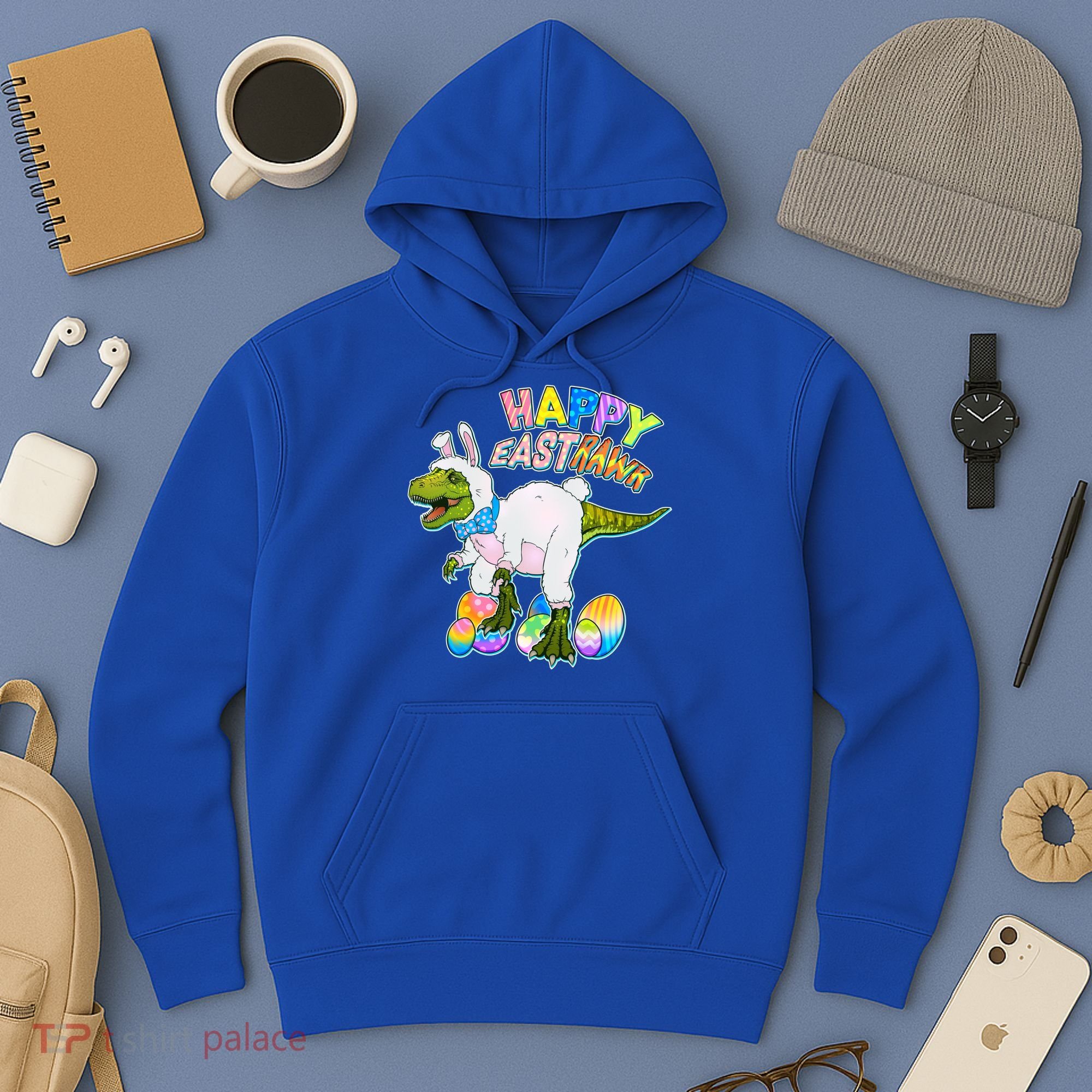 Happy Easter EastRawr T-Rex Hoodie