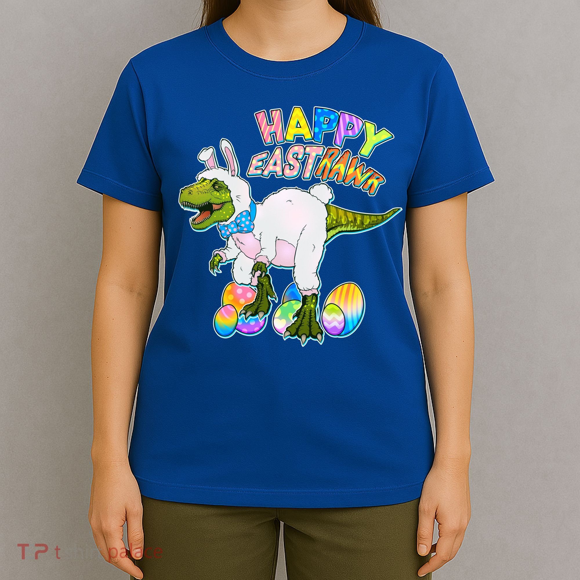 Happy Easter EastRawr T-Rex T-Shirt