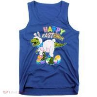 Happy Easter EastRawr T-Rex Tank Top thumb 0