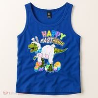 Happy Easter EastRawr T-Rex Tank Top thumb 2