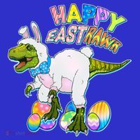 Happy Easter EastRawr T-Rex Toddler T-Shirt thumb 4