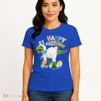 Happy Easter EastRawr T-Rex Women's T-Shirt thumb 4
