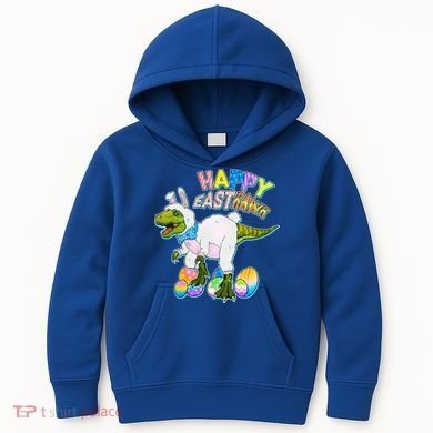 Happy Easter EastRawr T-Rex Kids Hoodie