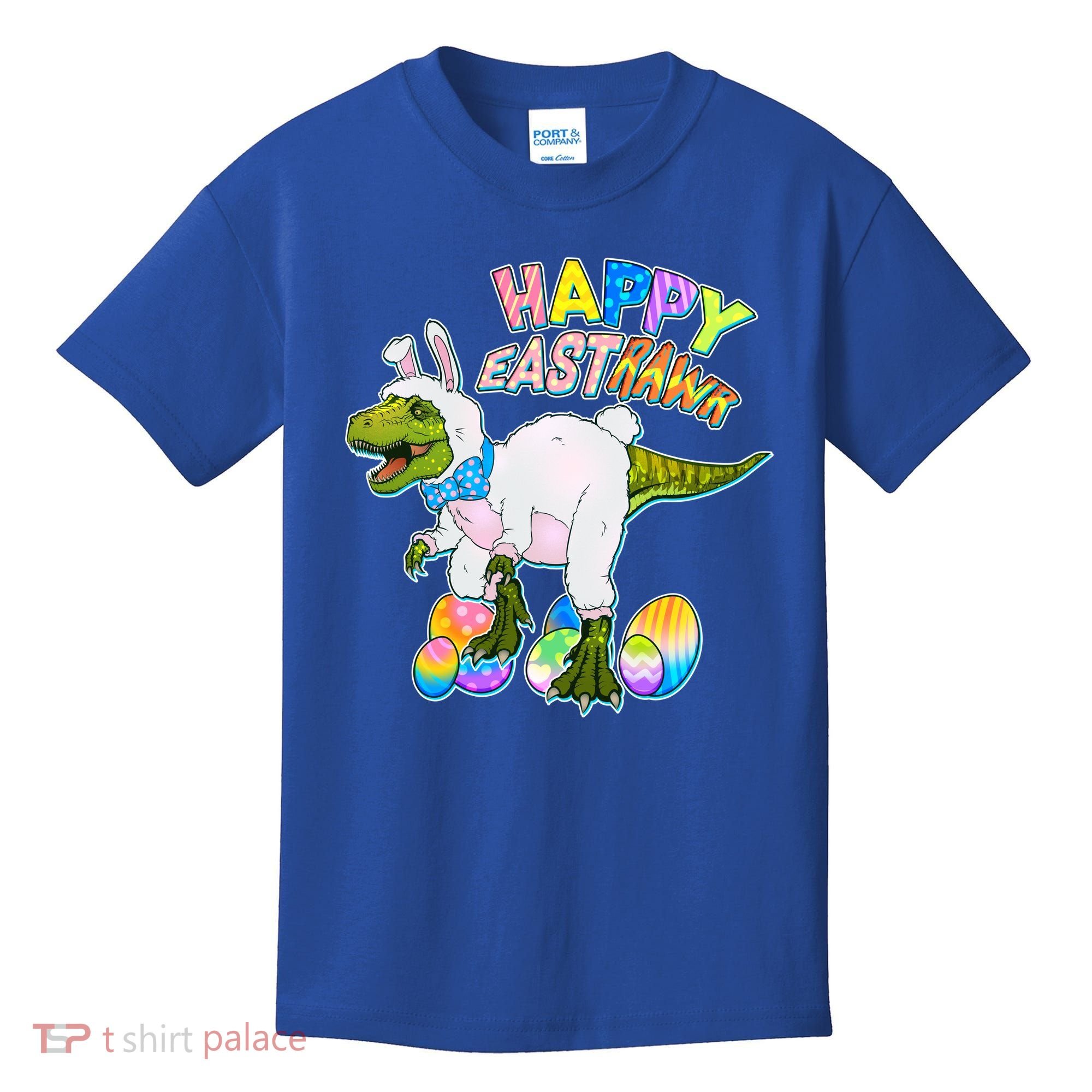 Happy Easter EastRawr T-Rex Kids T-Shirt