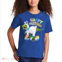 Happy Easter EastRawr T-Rex Kids T-Shirt thumb 2