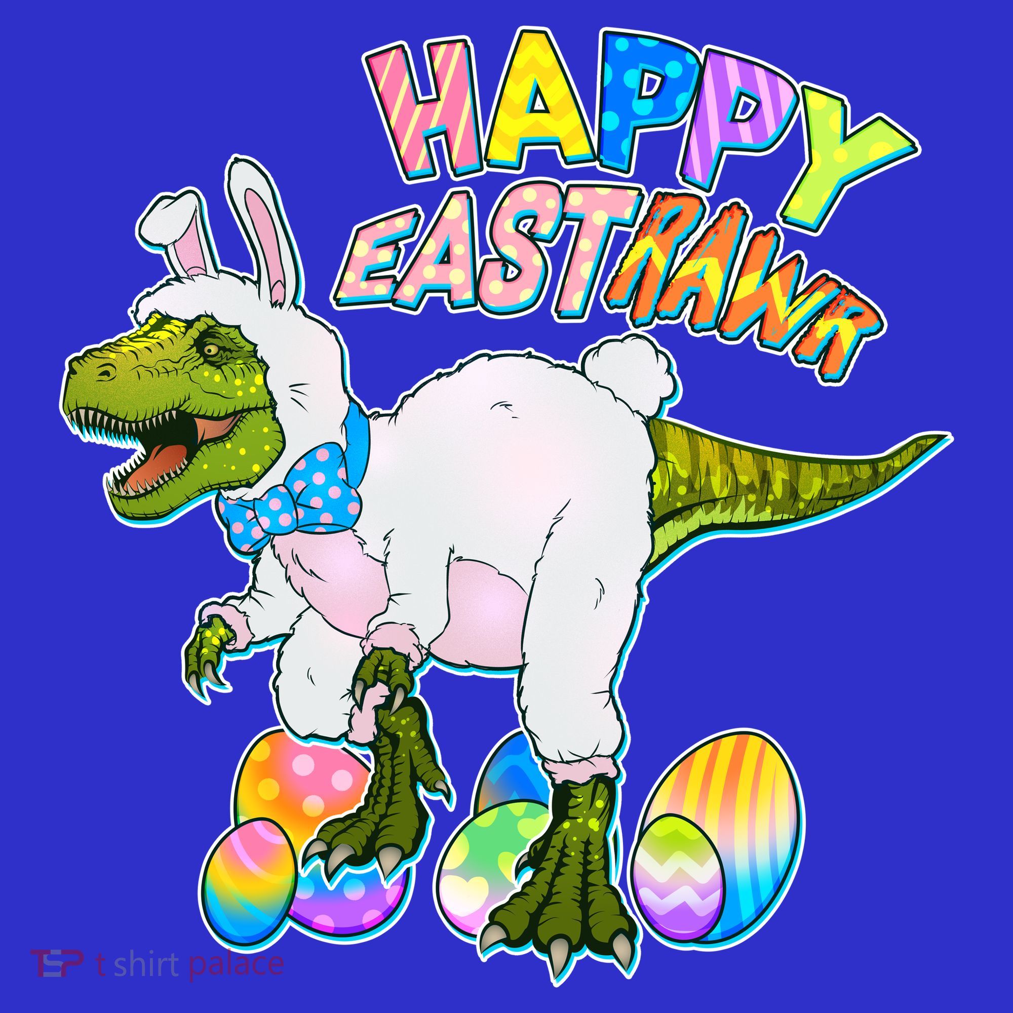 Happy Easter EastRawr T-Rex Kids T-Shirt