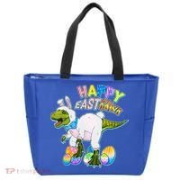 Happy Easter EastRawr T-Rex Tote Bag thumb 0