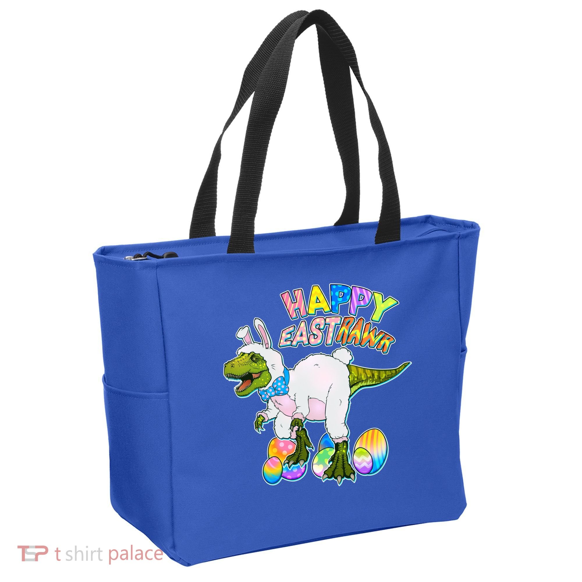 Happy Easter EastRawr T-Rex Tote Bag