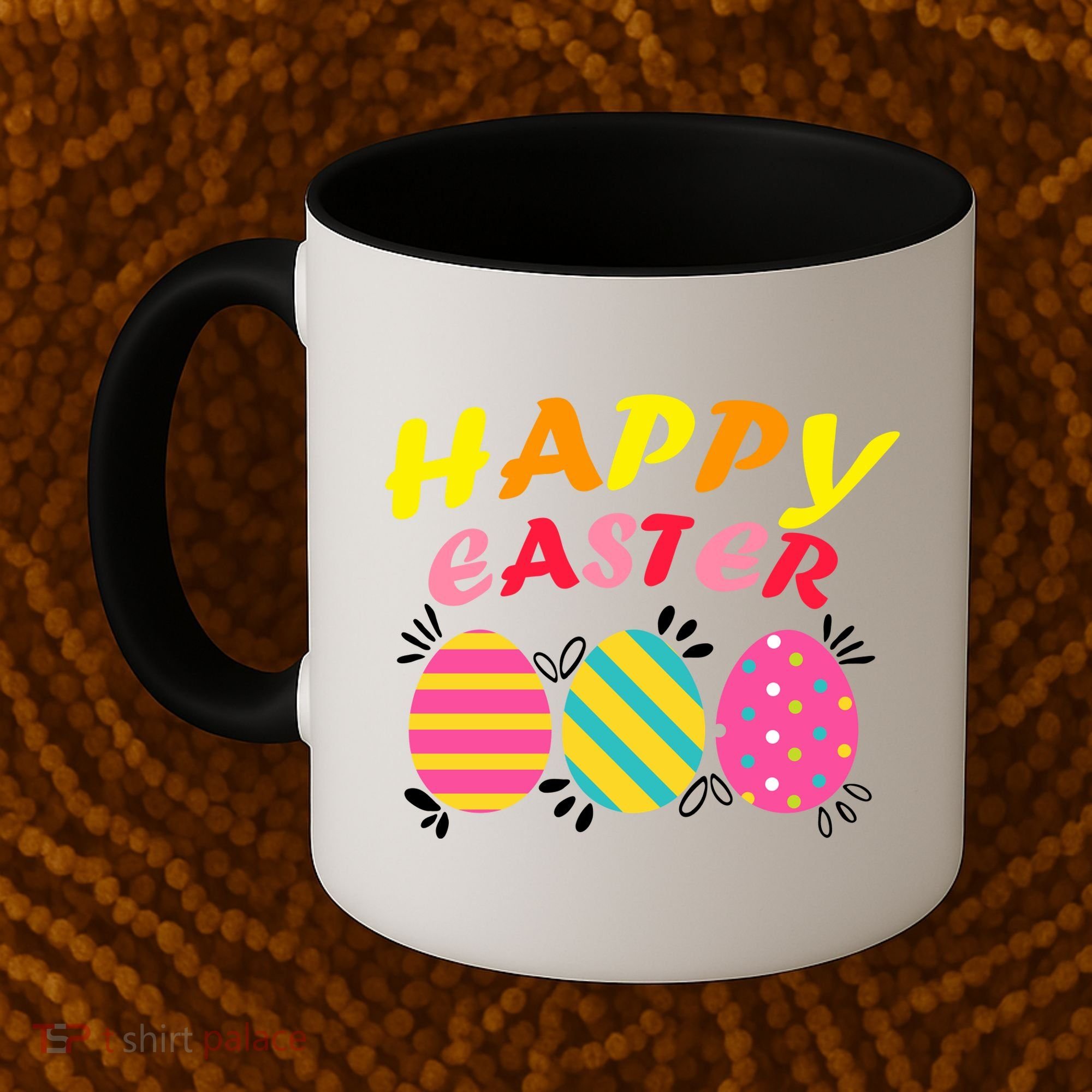 Happy Easter Eggs Coffee Mug