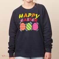 Happy Easter Eggs Women's Sweatshirt thumb 0