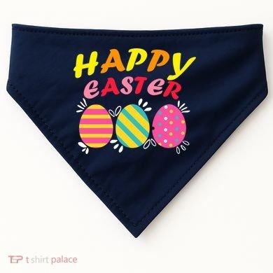 Happy Easter Eggs USA-Made Doggie Bandana