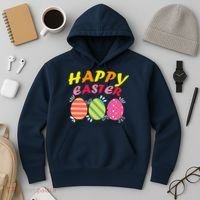 Happy Easter Eggs Hoodie thumb 3