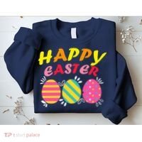 Happy Easter Eggs Sweatshirt thumb 2