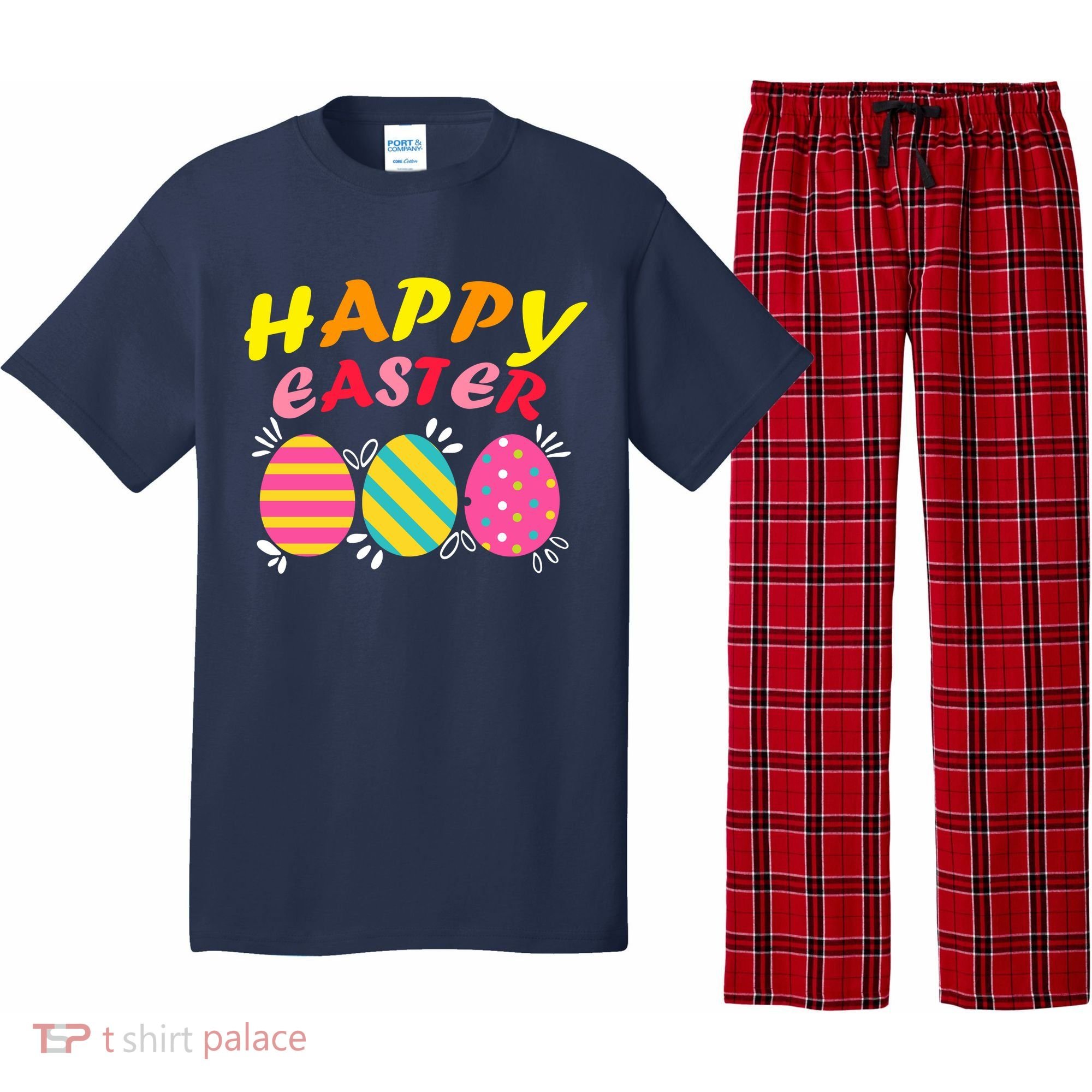 Happy Easter Eggs Pajama Set