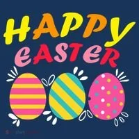 Happy Easter Eggs Toddler Hoodie thumb 2