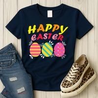 Happy Easter Eggs Women's T-Shirt thumb 3